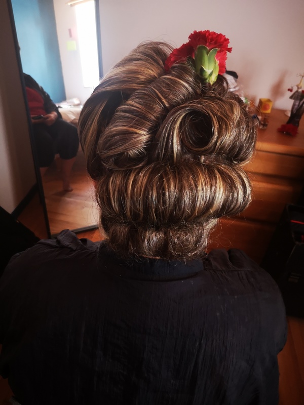 Coiffure réalisée par Émilie à domicile